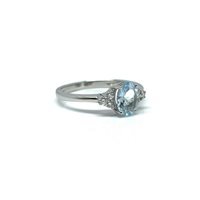 Anello Mikiko Donna in Oro bianco Acquamarina 0.50 Ct MA5112O4AM - MA5112O4AM